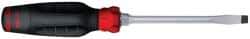 Proto - 210mm OAL Keystone Slotted Screwdriver - 102mm Blade Length, Round Shank, Ergonomic Handle - Eagle Tool & Supply
