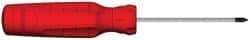 Proto - #0, 5-1/4" OAL, Standard Phillips Screwdriver - 2" Blade Length, Round Shank, Ergonomic Handle - Eagle Tool & Supply