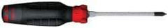 Proto - #1, 7" OAL, Standard Phillips Screwdriver - 3" Blade Length, Round Shank, Ergonomic Handle - Eagle Tool & Supply