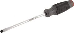 Proto - 260mm OAL Keystone Slotted Screwdriver - 152mm Blade Length, Round Shank, Ergonomic Handle - Eagle Tool & Supply