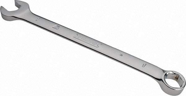 Proto - 1" 6 Point Combination Wrench - 15° Head Angle, 14-5/64" OAL, Steel, Chrome Finish - Eagle Tool & Supply