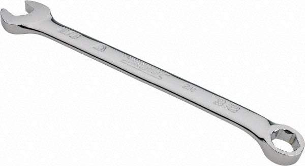 Proto - 3/8" 6 Point Combination Wrench - 15° Offset Angle, 6-1/4" OAL, Steel, Chrome Finish - Eagle Tool & Supply