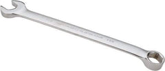 Proto - 1-1/8" 6 Point Combination Wrench - 15° Offset Angle, 15-7/8" OAL, Steel, Satin Finish - Eagle Tool & Supply