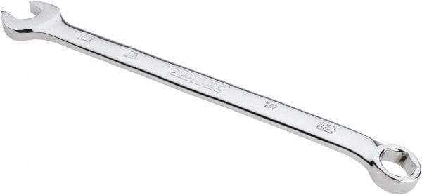 Proto - 12mm 6 Point Combination Wrench - 15° Head Angle, 7-23/32" OAL, Steel, Chrome Finish - Eagle Tool & Supply