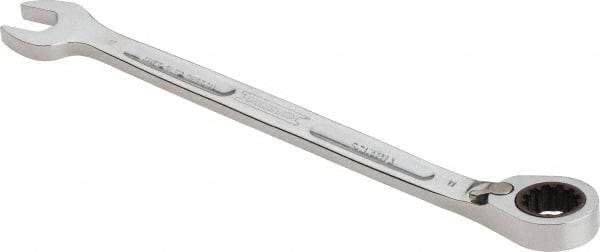 Proto - 11mm 12 Point Combination Wrench - 15° Head Angle, 6-29/64" OAL, Steel, Chrome Finish - Eagle Tool & Supply