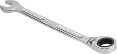 Proto - 24mm 12 Point Combination Wrench - 15° Head Angle, 13-5/16" OAL, Steel, Chrome Finish - Eagle Tool & Supply