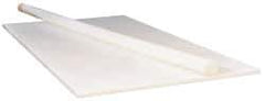 Made in USA - 1' Long, 3/8" Diam, ETFE Plastic Rod - ±0.2" Length Tolerance, +0.002 - 0.000" Diam Tolerance, Shore D-75 Hardness, Natural (Color) - Eagle Tool & Supply