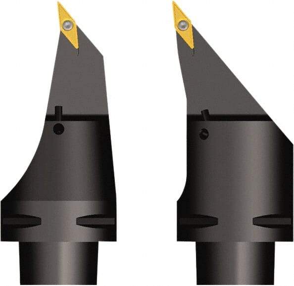 Seco - Left Hand Cut, Size C6, VB.T 33 & VCGR 33 Insert Compatiblity, External Modular Turning & Profiling Cutting Unit Head - 130.05mm Head Length, Series Seco-Capto - Eagle Tool & Supply