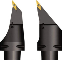 Seco - Left Hand Cut, Size C6, VB.T 33 & VCGR 33 Insert Compatiblity, External Modular Turning & Profiling Cutting Unit Head - 130.05mm Head Length, Series Seco-Capto - Eagle Tool & Supply
