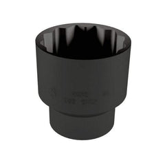 Proto - 1-7/16", 1/2" Drive, Standard Hand Socket - 12 Points, 2-1/8" OAL, Alloy Steel, Black Finish - Eagle Tool & Supply