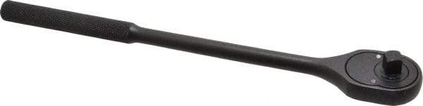 Proto - 3/8" Drive Pear Head Ratchet - Black Oxide Finish, 11" OAL, 24 Gear Teeth - Eagle Tool & Supply