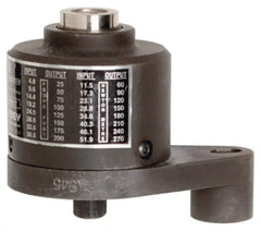 Proto - 1/2" Output Drive, 200 Ft/Lb Max Output, Air Drive Converter for Torque Wrench Multipliers - 5.2:1 Gear Ratio, 5.2 :1 Effective Multiplier Ratio, 3.1" Head Thickness - Eagle Tool & Supply