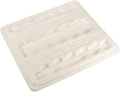 Remco - White Polyethylene Lid for Aero Tote - 37-1/4" Wide x 41-1/4" Long - Eagle Tool & Supply