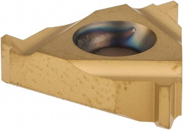 Hertel - 16ER External Right Hand 12 Acme Laydown Threading Insert - Grade HG630TR, TiC/TiN Coated Carbide - Eagle Tool & Supply