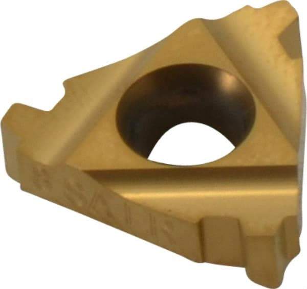 Hertel - 16ER Internal Right Hand 8 Stub Acme Laydown Threading Insert - Grade HG330TR, TiC/TiN Coated Carbide - Eagle Tool & Supply