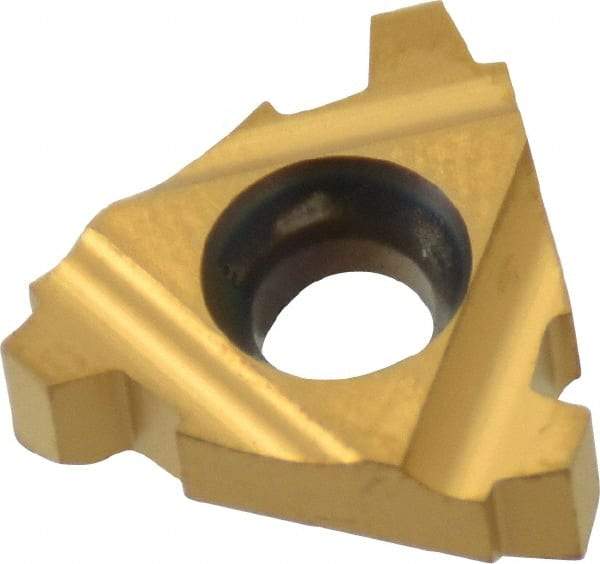 Hertel - 16IR Internal Right Hand 6 Stub Acme Laydown Threading Insert - Grade HG330TR, TiC/TiN Coated Carbide - Eagle Tool & Supply