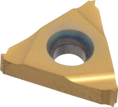 Hertel - 16ER External Right Hand 32 UN Laydown Threading Insert - Grade HG630TR, TiC/TiN Coated Carbide - Eagle Tool & Supply