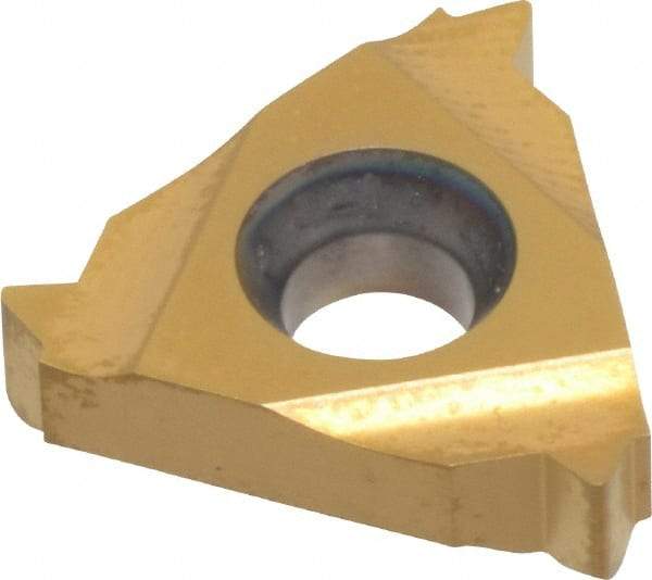 Hertel - 16ER External Right Hand 12 UN Laydown Threading Insert - Grade HG630TR, TiC/TiN Coated Carbide - Eagle Tool & Supply