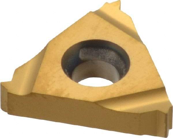 Hertel - 16ER External Right Hand 20 UN Laydown Threading Insert - Grade HG330TR, TiC/TiN Coated Carbide - Eagle Tool & Supply