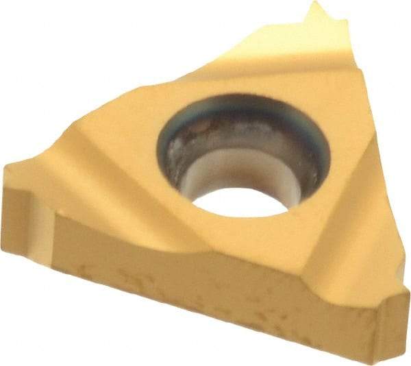 Hertel - 16IR Internal Right Hand 18 UN Laydown Threading Insert - Grade HG330TR, TiC/TiN Coated Carbide - Eagle Tool & Supply