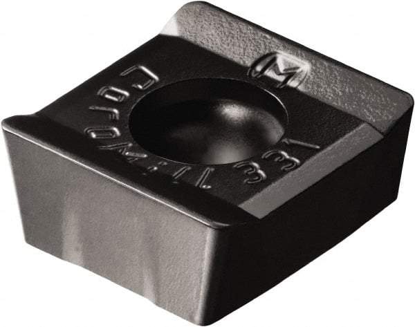 Sandvik Coromant - N331.1A145008 KM Grade 3040 Carbide Milling Insert - TiCN/Al2O3 Finish, 4.95mm Thick, 0.8mm Corner Radius - Eagle Tool & Supply