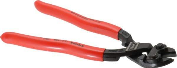 Knipex - 8" OAL, Bolt Cutter - 18mm Jaw Length x 33mm Jaw Width, 20° Angled Head, Ergo Dual Component Handle - Eagle Tool & Supply