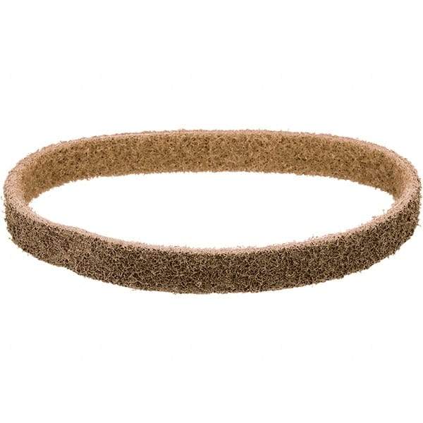 Dynabrade - 1" Wide x 18" OAL, Aluminum Oxide Abrasive Belt - Aluminum Oxide, Coarse, Nonwoven, Cloth Backing, Wet/Dry - Eagle Tool & Supply