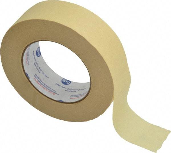 Intertape - 1-1/2" Wide x 60 Yd Long Tan Paper Masking Tape - Series 519, 6 mil Thick, 23 In/Lb Tensile Strength - Eagle Tool & Supply