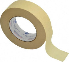 Intertape - 1-1/2" Wide x 60 Yd Long Tan Paper Masking Tape - Series 519, 6 mil Thick, 23 In/Lb Tensile Strength - Eagle Tool & Supply