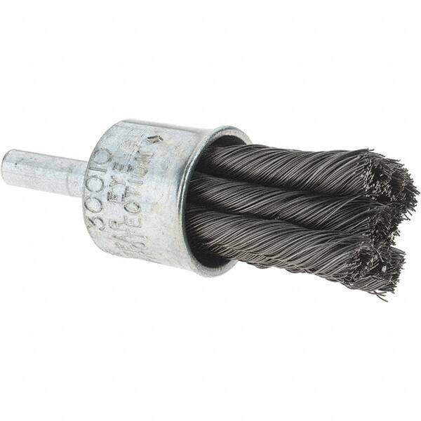 Osborn - 3/4" Brush Diam, Knotted, End Brush - 22,000 Max RPM - Eagle Tool & Supply