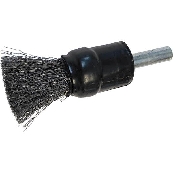 Osborn - 1/2" Diam Steel Bridled Crimped End Brush - Eagle Tool & Supply