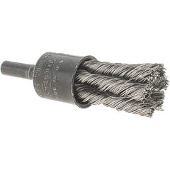 Osborn - 1/2" Brush Diam, Knotted, End Brush - 22,000 Max RPM - Eagle Tool & Supply