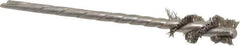 Osborn - 3/8" Diam Helical Stainless Steel Tube Brush - 0.008" Filament Diam, 1" Brush Length, 3-1/2" OAL, 1/8" Diam Shank - Eagle Tool & Supply
