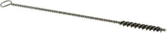 Osborn - 3/16" Diam Helical Steel Tube Brush - Single Spiral, 0.004" Filament Diam, 1-1/2" Brush Length, 7" OAL, 0.094" Diam Shank - Eagle Tool & Supply
