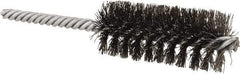 Osborn - 1" Diam Helical Steel Tube Brush - Double Spiral, 0.0104" Filament Diam, 2-1/2" Brush Length, 5" OAL, 0.238" Diam Shank - Eagle Tool & Supply