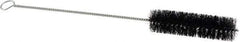 Osborn - 1-1/4" Diam Helical Nylon Tube Brush - 0.01" Filament Diam, 5" Brush Length, 15-1/2" OAL, 3/16" Diam Shank - Eagle Tool & Supply