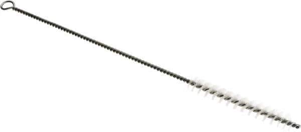 Osborn - Nylon Tube Brush - 0.01" Filament Diam, 11-1/2" OAL, 1/8" Diam Shank - Eagle Tool & Supply