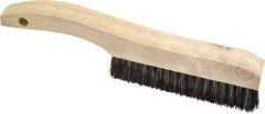 Osborn - 4 Rows x 18 Columns Tampico Plater's Brush - 5-1/4" Brush Length, 10" OAL, 1" Trim Length, Wood Shoe Handle - Eagle Tool & Supply