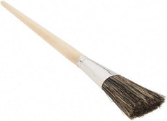 Osborn - Hoghair Artist's Paint Brush - 1 1/2" Wide, 2 3/8" Bristle Length, 9-3/4" Wood Handle - Eagle Tool & Supply