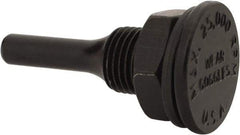 Osborn - 1/4" Arbor Hole to 1/4" Shank Diam Drive Arbor - For Small Diam Wheel Brushes - Eagle Tool & Supply