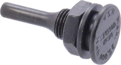 Osborn - 1/4" Arbor Hole to 1/4" Shank Diam Drive Arbor - For Small Diam Wheel Brushes - Eagle Tool & Supply