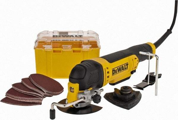 DeWALT - 120 Volt, Electric Multi Tool Kit - 22,000 RPM, 3 Amps - Eagle Tool & Supply