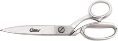Clauss - 6" LOC, 12-3/4" OAL Trimmers - Steel Handle, For Paper, Fabric - Eagle Tool & Supply