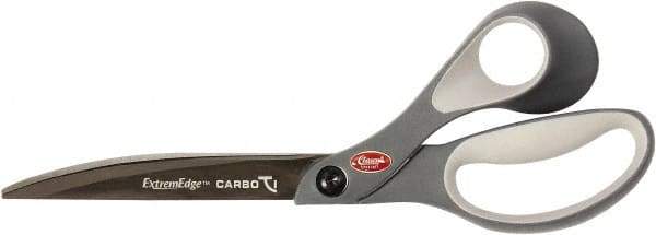 Clauss - 7" LOC, 10" OAL Carbonitride Titanium Steel Shears - Glass Filled Nylon Handle, For Paper, Fabric - Eagle Tool & Supply