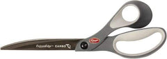 Clauss - 7" LOC, 10" OAL Carbonitride Titanium Steel Shears - Glass Filled Nylon Handle, For Paper, Fabric - Eagle Tool & Supply