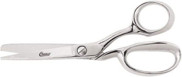 Clauss - 3" LOC, 6" OAL Dubbed Trimmers - Steel Handle, For Paper, Fabric - Eagle Tool & Supply