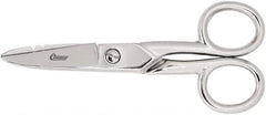 Clauss - 2" LOC, 5-1/4" OAL Scissors - Steel Handle, For Paper, Fabric - Eagle Tool & Supply