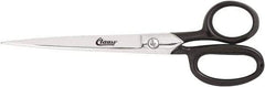 Clauss - 4" LOC, 11-11/16" OAL Straight Shears - Straight Handle, For Paper, Fabric - Eagle Tool & Supply