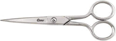 Clauss - 2" LOC, 6" OAL Cutlery Steel Scissors - Steel Handle, For Paper, Fabric - Eagle Tool & Supply