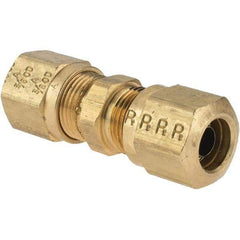 Parker - 3/8" OD, Brass Union - 150 Max Working psi, Comp x Comp Ends - Eagle Tool & Supply